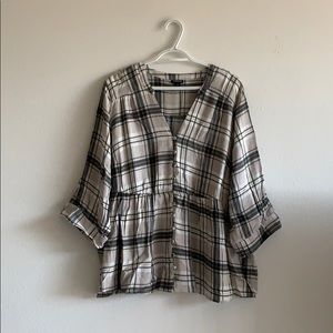 Torrid plaid pretty top